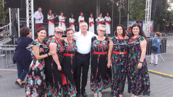 Zesp&oacute;ł ,,Kulesianki Band"na Dożynkach w Sokołach