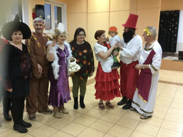 Seniorzy mieli także małego gościa