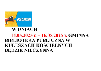 OGŁOSZENIE OGŁOSZENIE