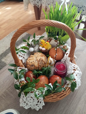 Tradycja Święconek przygotowanych przez członkinie KGW "Kulesianki'
