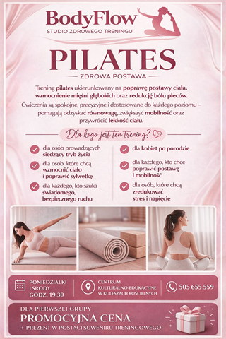 BodyFlow- Studio Zdrowego Treningu -Pilates w CKE