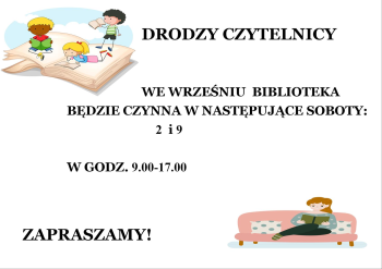 Biblioteka otwarta w soboty