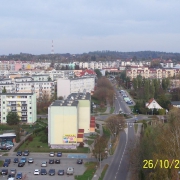 Panorama miasta jaką widać z Wieży Ciśnień