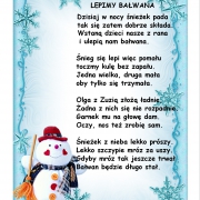 lepimy bałwana